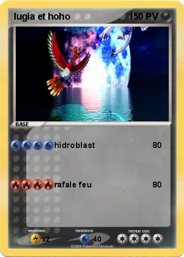 Pokemon lugia et hoho