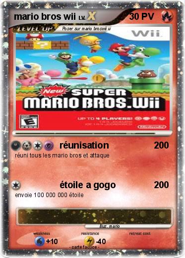 Pokemon mario bros wii