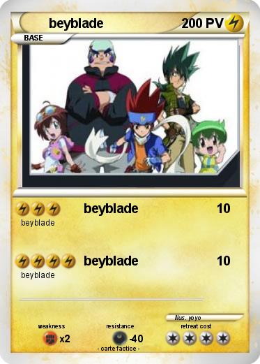 Pokemon beyblade