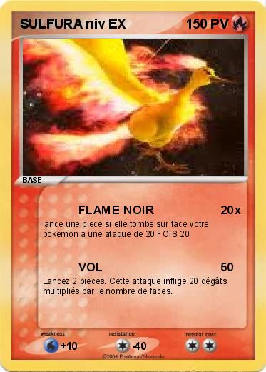 Pokemon SULFURA niv EX