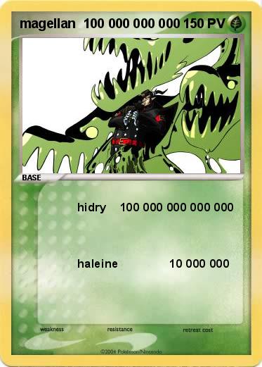 Pokemon magellan  100 000 000 000 