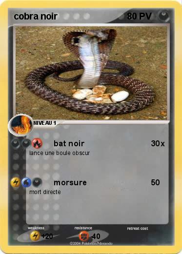 Pokemon cobra noir