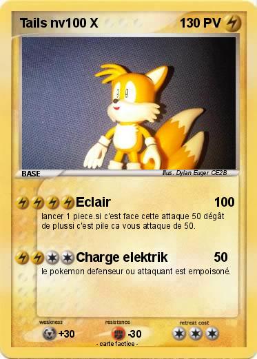 Pokemon Tails nv100 X
