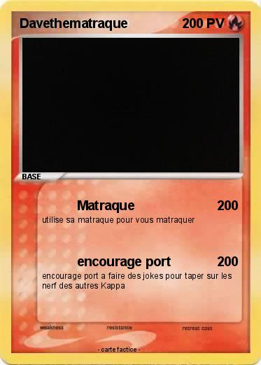 Pokemon Davethematraque
