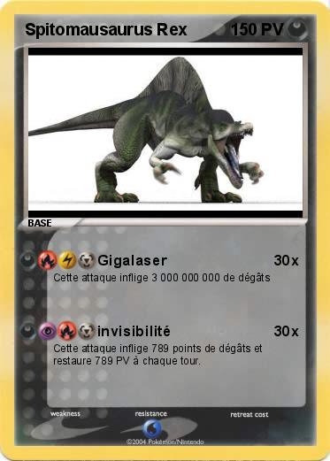 Pokemon Spitomausaurus Rex