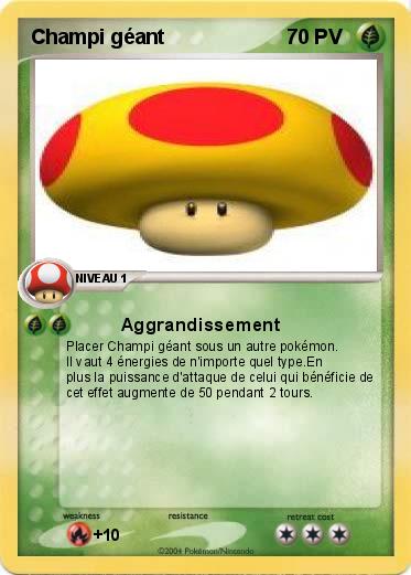 Pokemon Champi géant