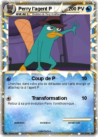 Pokemon Perry l'agent P