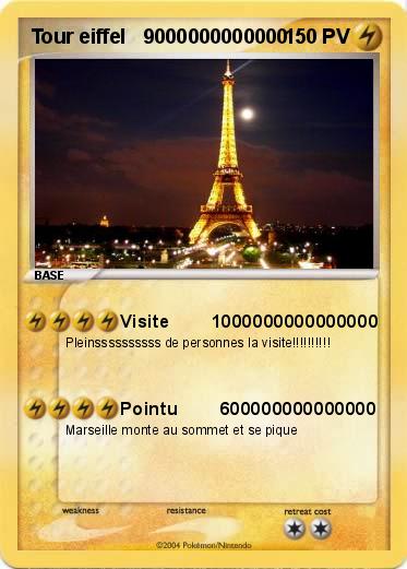 Pokemon Tour eiffel   9000000000000