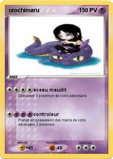 Pokemon orochimaru                             