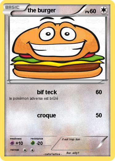Pokemon the burger