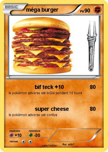 Pokemon méga burger
