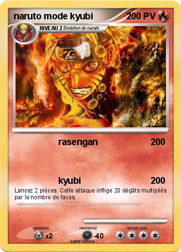 Pokemon naruto mode kyubi