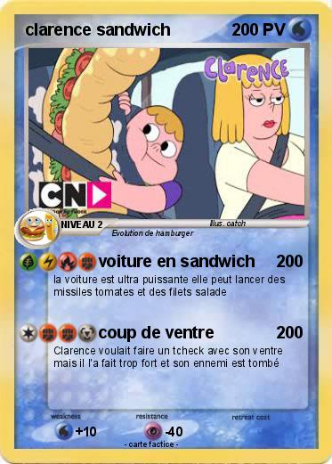 Pokemon clarence sandwich