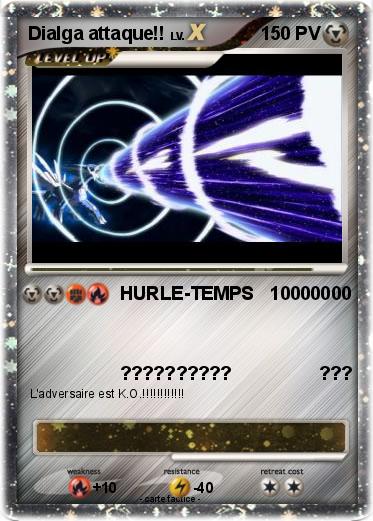 Pokemon Dialga attaque!!