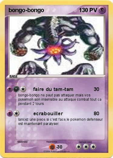 Pokemon bongo-bongo