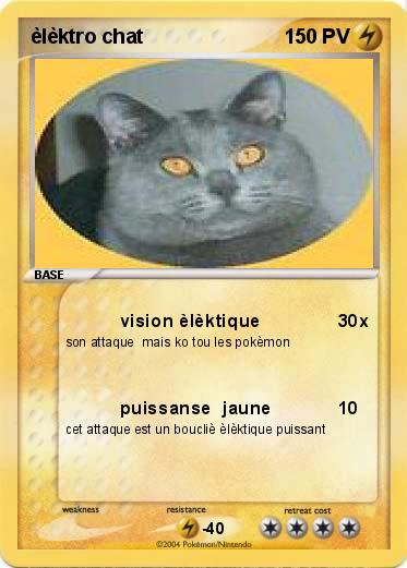 Pokemon èlèktro chat