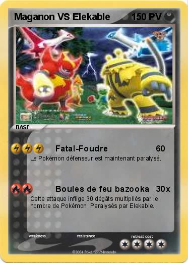 Pokemon Maganon VS Elekable