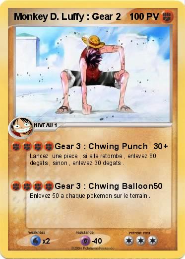 Pokemon Monkey D. Luffy : Gear 2