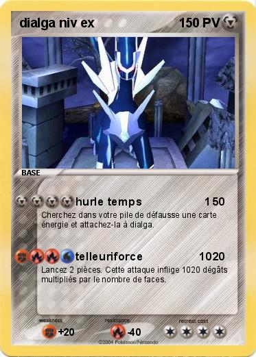 Pokemon dialga niv ex                      