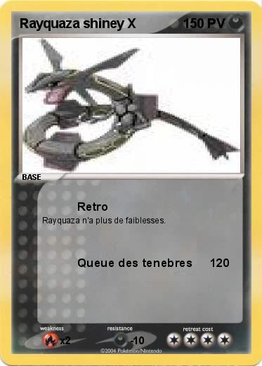 Pokemon Rayquaza shiney X