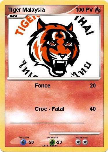 Pokemon Tiger Malaysia
