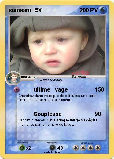 Pokemon samsam  EX