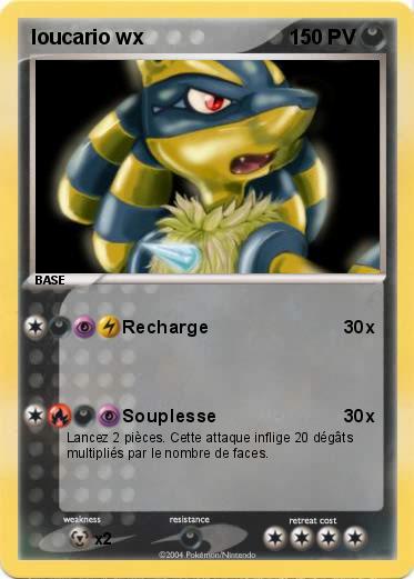 Pokemon loucario wx