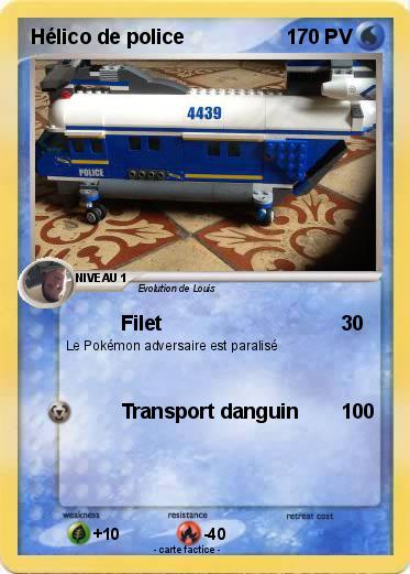 Pokemon Hélico de police