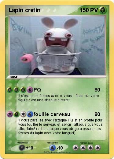 Pokemon Lapin cretin 