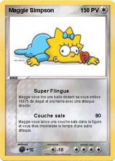 Pokemon Maggie Simpson