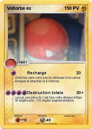 Pokemon Voltorbe ex