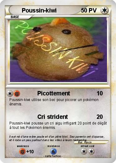 Pokemon Poussin-kiwi