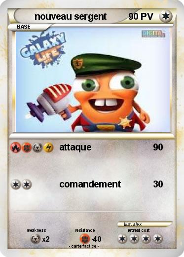Pokemon nouveau sergent