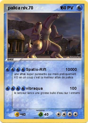 Pokemon  palkia niv.70                      1