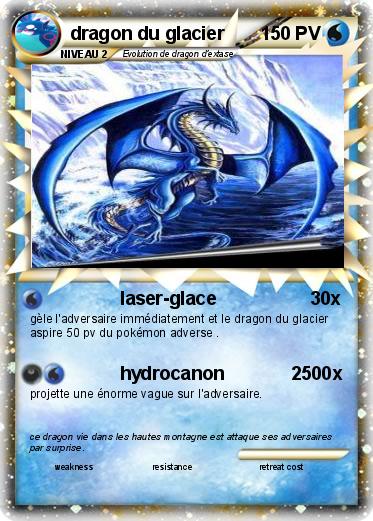Pokemon dragon du glacier