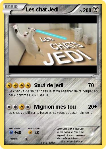 Pokemon Les chat Jedi