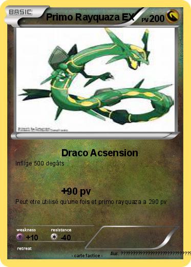 Pokemon Primo Rayquaza EX