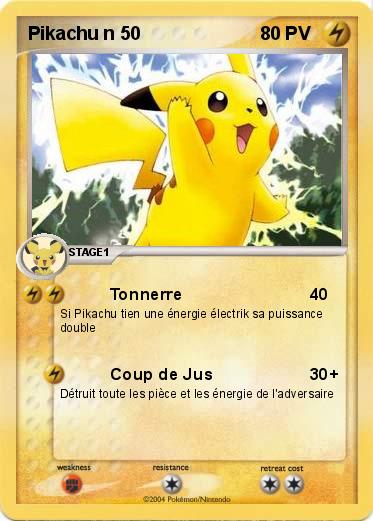 Pokemon Pikachu n 50