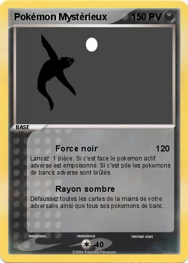 Pokemon Pokémon Mystèrieux