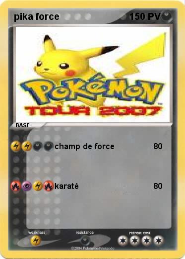 Pokemon pika force