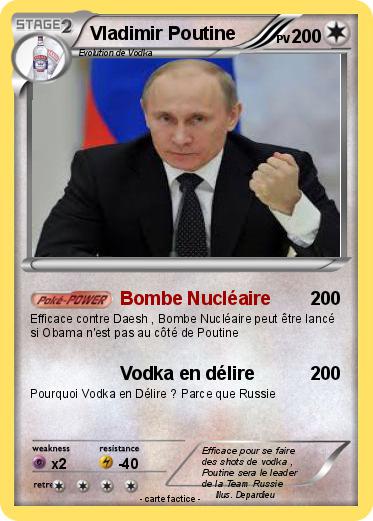 Pokemon Vladimir Poutine