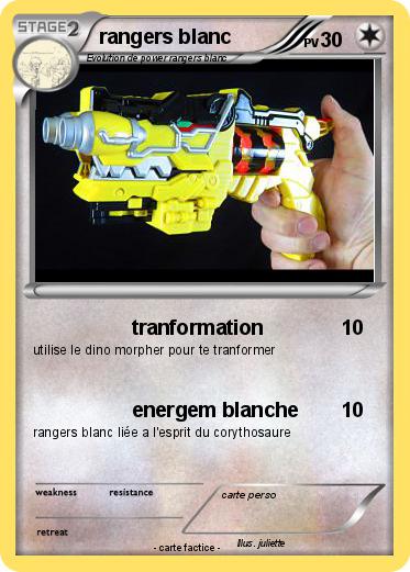 Pokemon rangers blanc