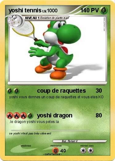 Pokemon yoshi tennis