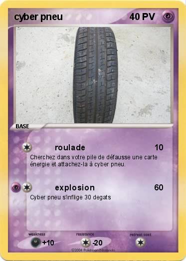Pokemon cyber pneu