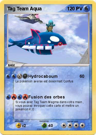 Pokemon Tag Team Aqua