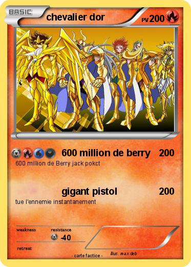 Pokemon chevalier dor