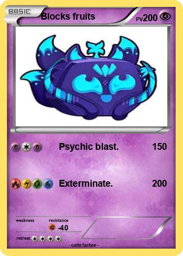 Pokemon Blocks fruits