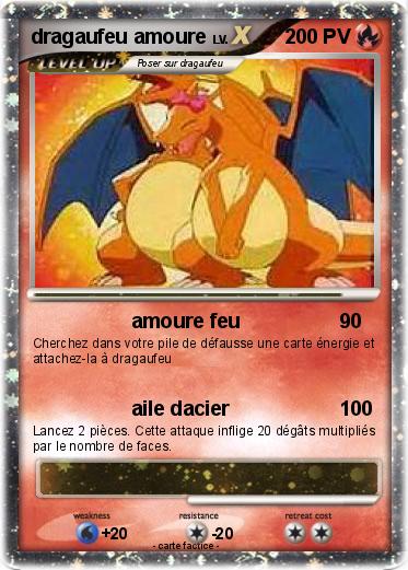 Pokemon dragaufeu amoure