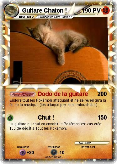 Pokemon Guitare Chaton !
