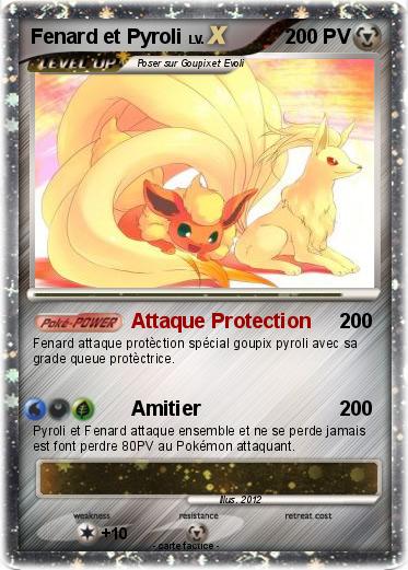 Pokemon Fenard et Pyroli